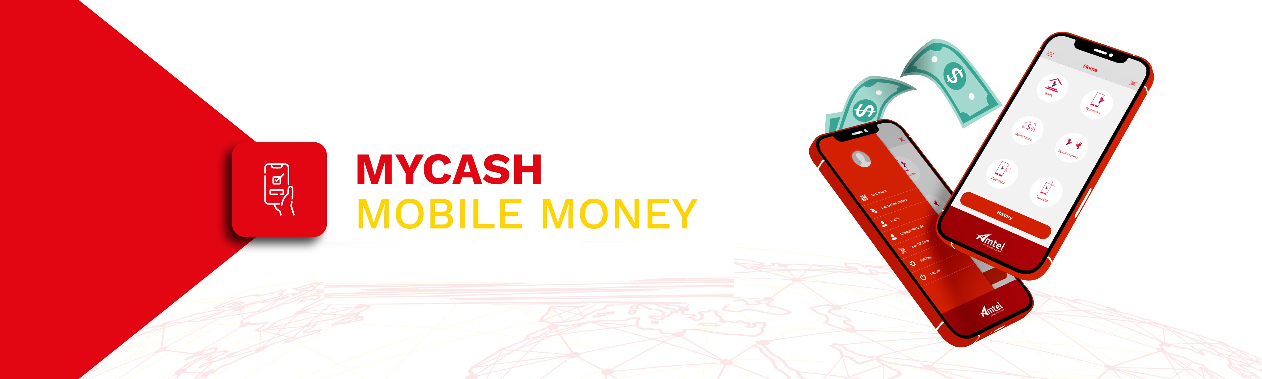 MyCash Section Background
